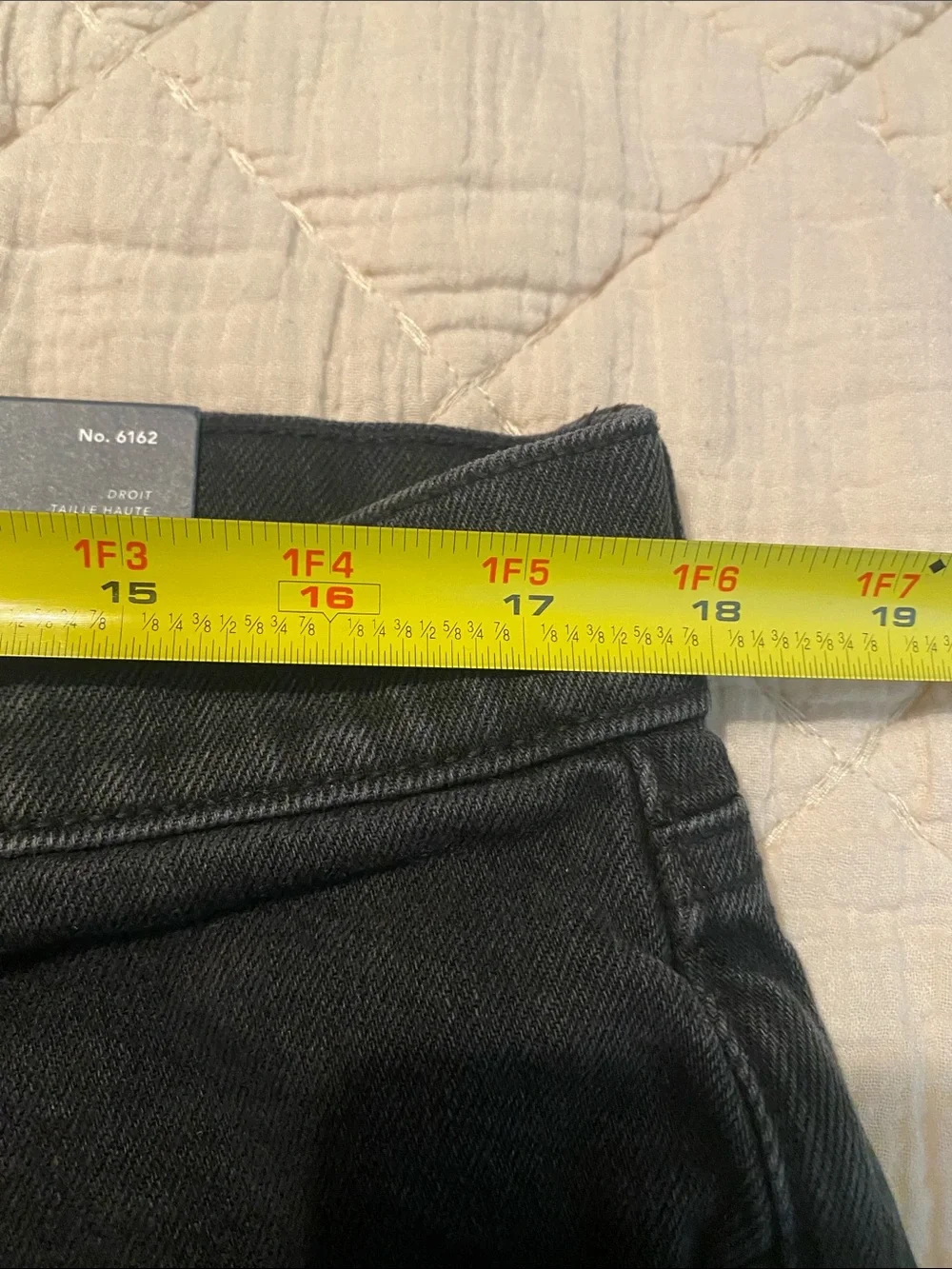 American Eagle Outfitters Black Straight-Leg Jeans high-rise stretch Long